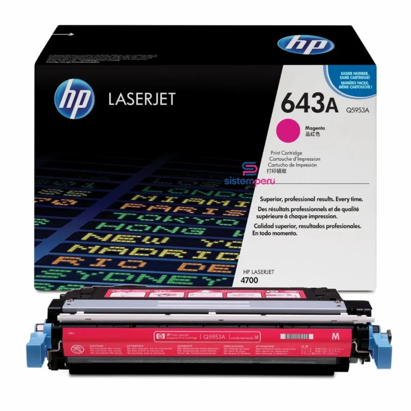 Toner HP 643A Magenta Q5953A Original
