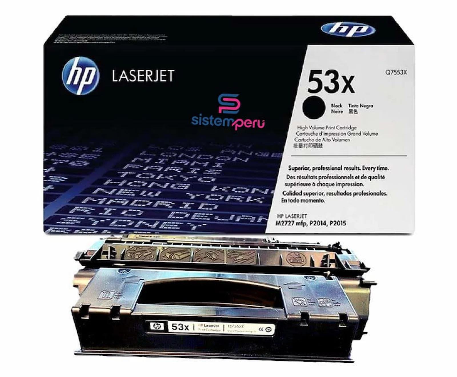 Toner HP 53X Negro Q7553X Original Toner HP 53X Negro Q7553X Original