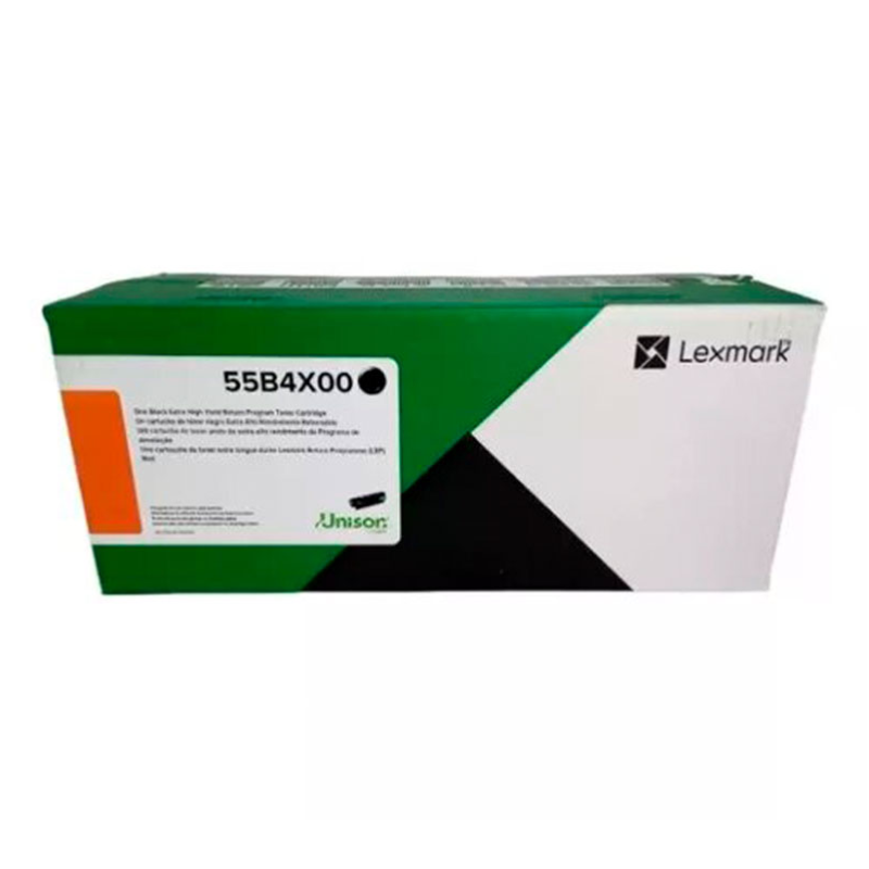 Toner Lexmark 55B4X00 Negro 20.000 páginas