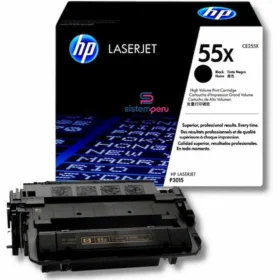 Toner HP 55X Negro CE255X Original