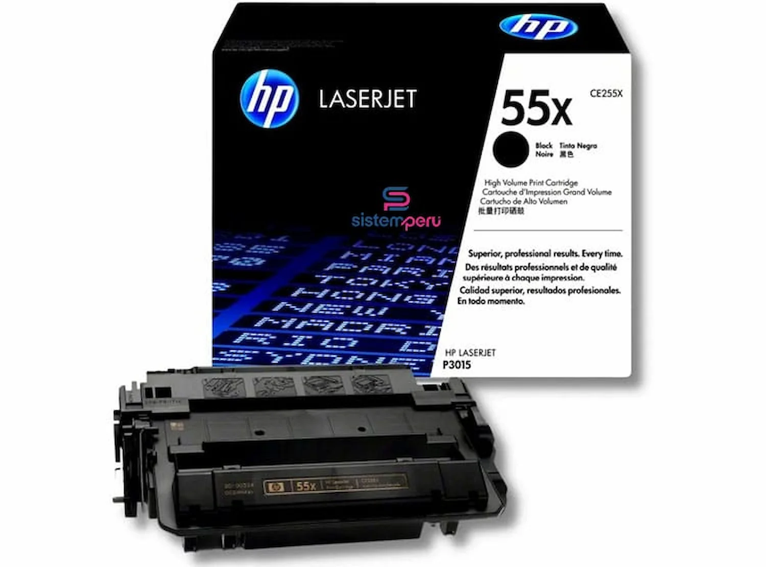 Toner HP 55X Negro CE255X Original Toner HP 55X Negro CE255X Original