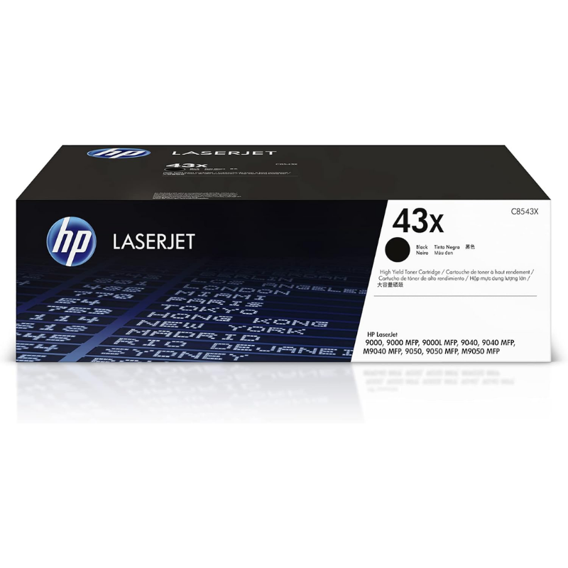 C8543X Toner HP 43X Negro C8543X original - Imagen 1