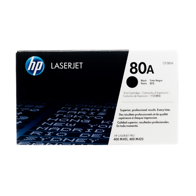 CF280A Toner HP 80A Negro CF280A original - Imagen 1