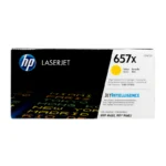 toner hp 657x amarillo
