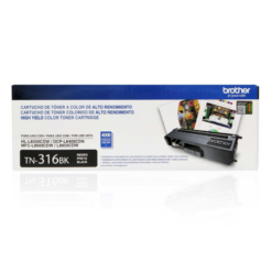 Toner Brother TN-316BK Negro 4,000 Páginas