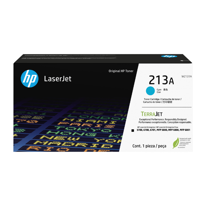 Toner HP 213A Cyan W2131A original