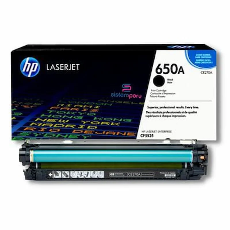 Toner HP 650A Negro
