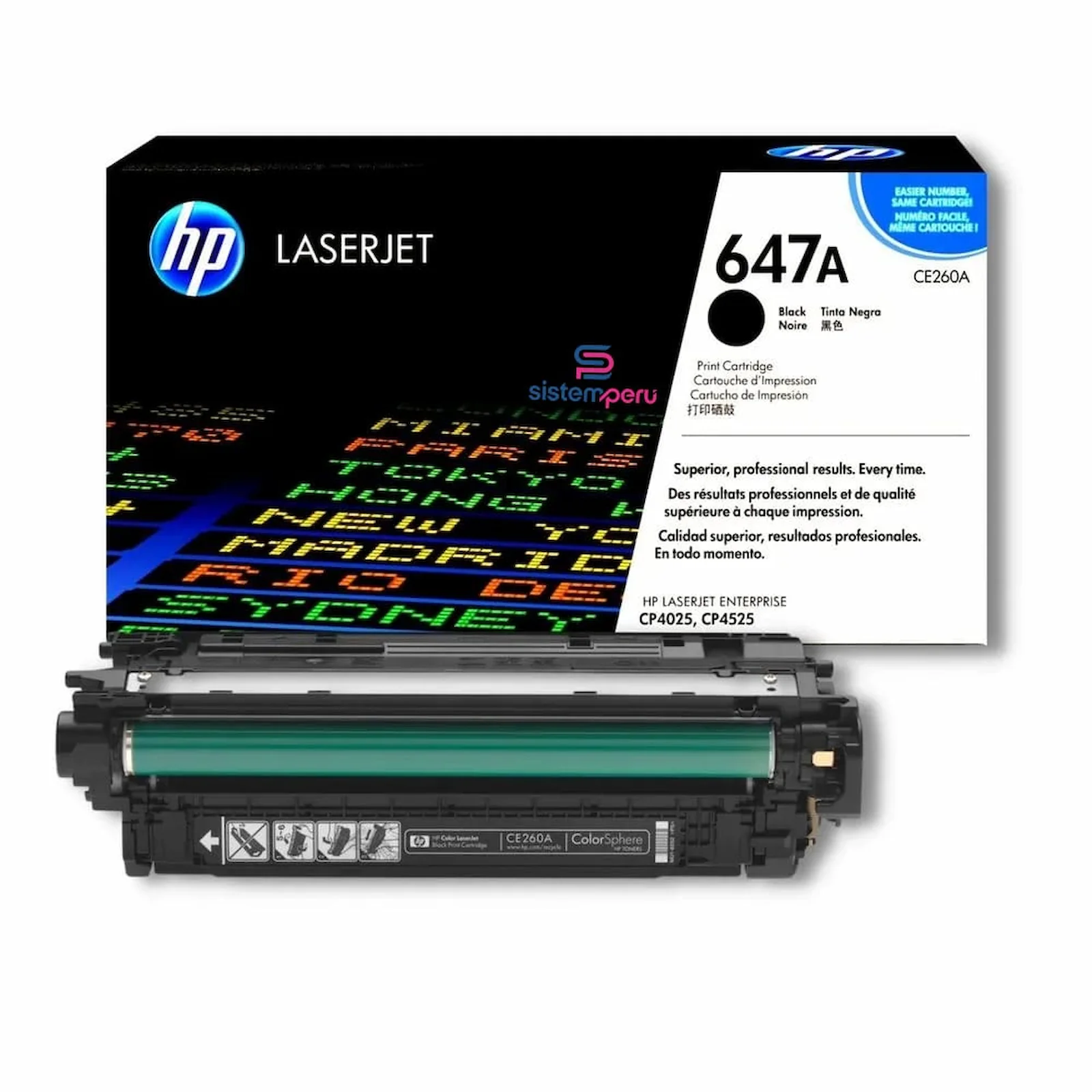 Toner HP 647A Negro CE260A original Toner HP 647A Negro CE260A original
