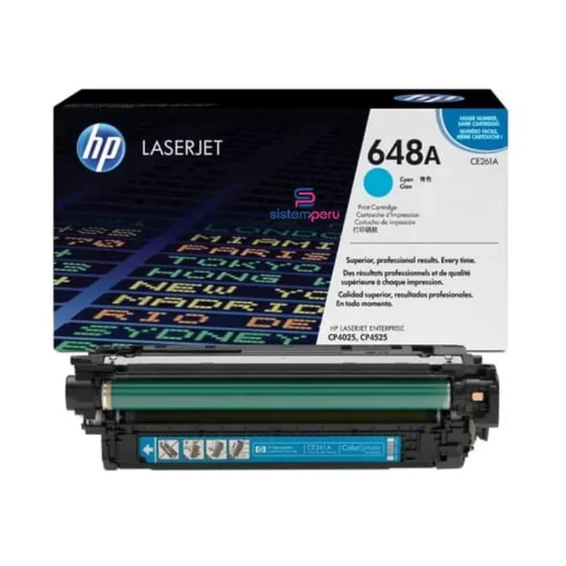 Toner HP 648A Cyan CE261A Original
