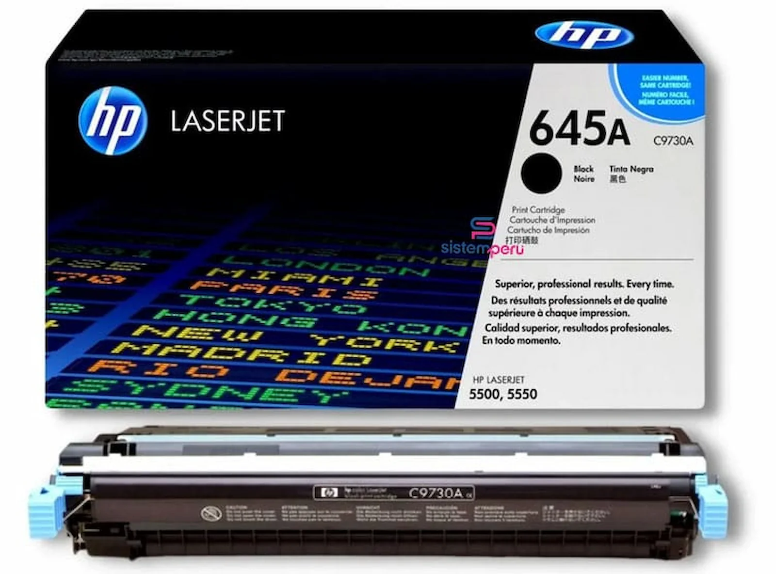 Toner HP 645A Negro C9730A Original Toner HP 645A Negro C9730A Original