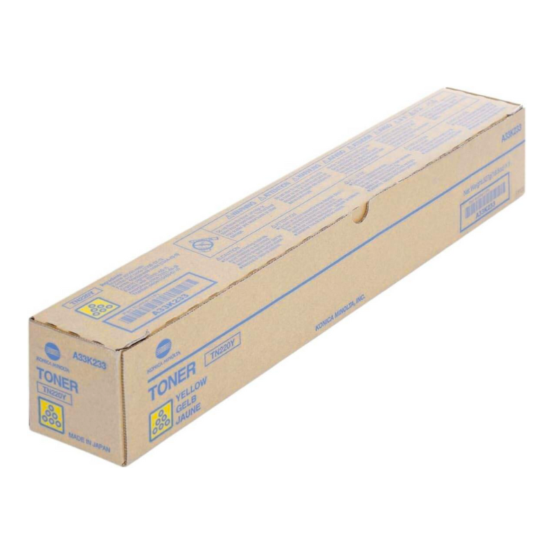 Toner Konica minolta TN-220Y Amarillo 26,000 páginas