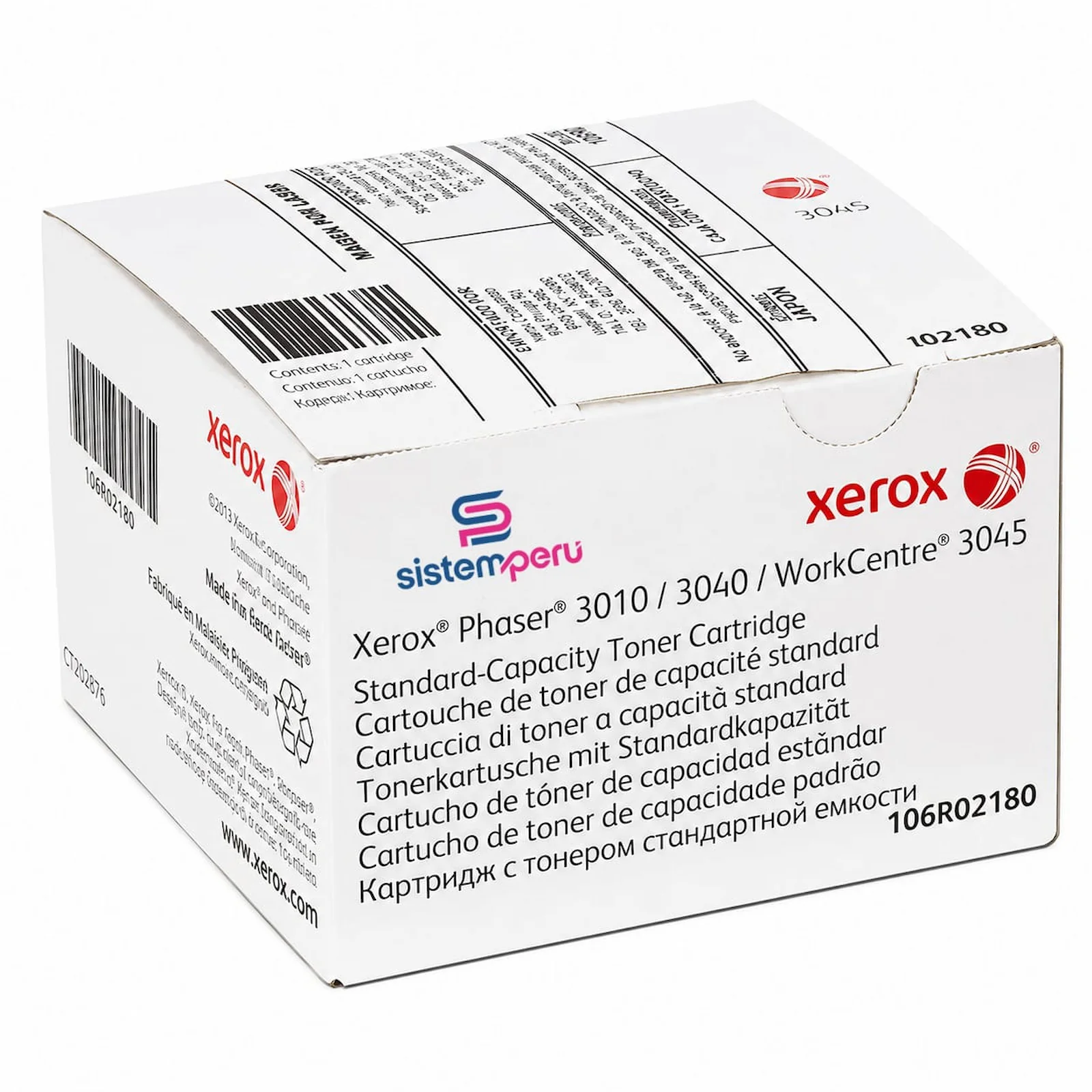 Toner Xerox 106R02180 Negro Toner Xerox 106R02180 Negro