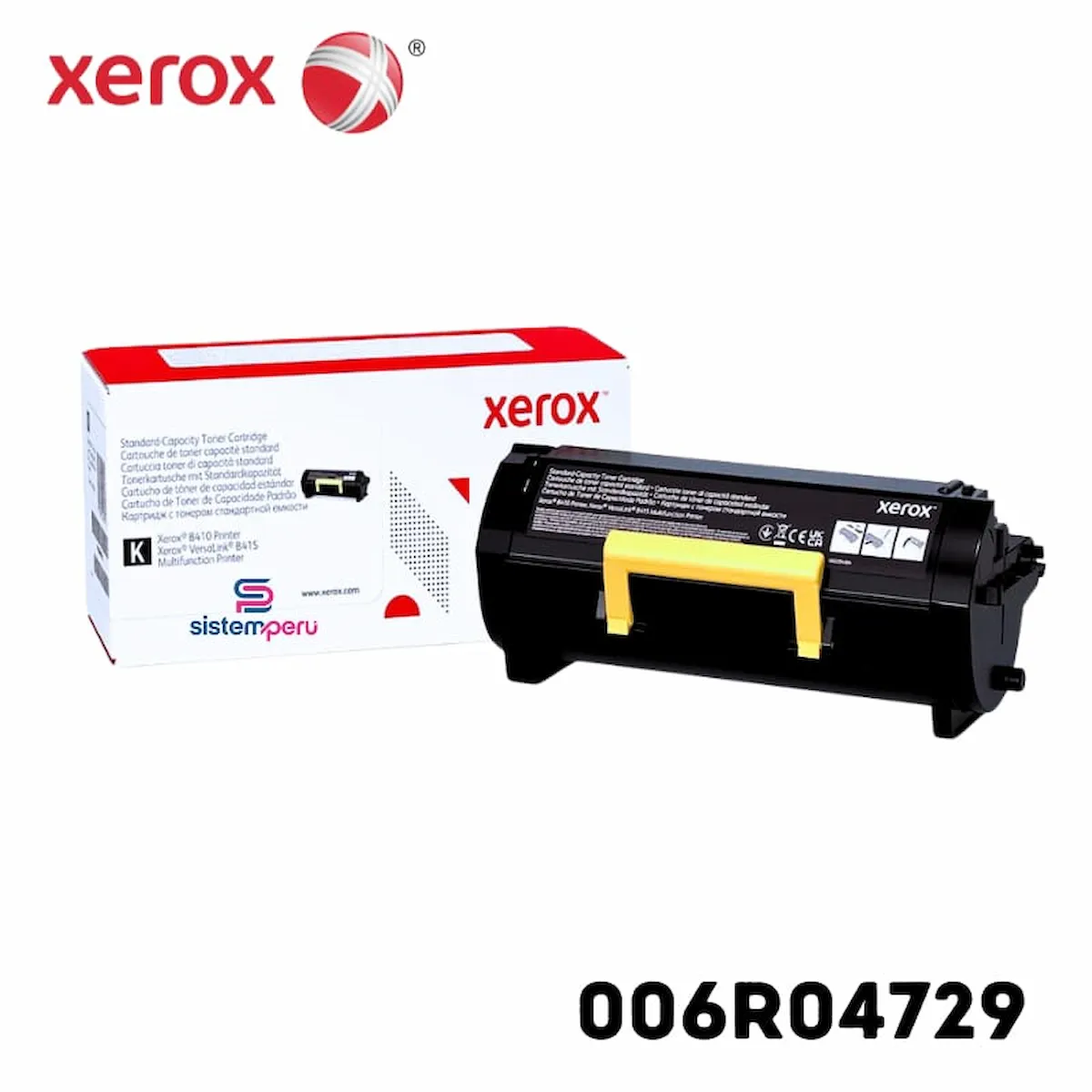 Toner Xerox 006R04729 Negro Toner Xerox 006R04729 Negro