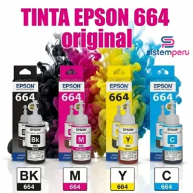 KIT DE 4 TINTAS EPSON 664