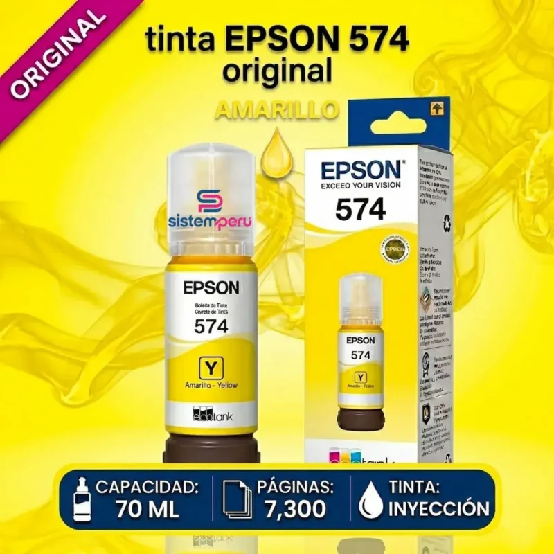 TINTA EPSON T574 YELLOW