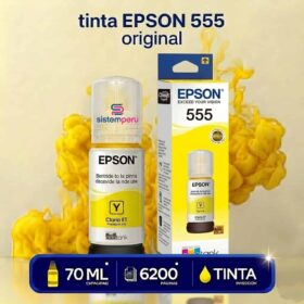Tinta Epson T555 Amarillo