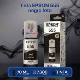 Tinta Epson T555 Negro Foto