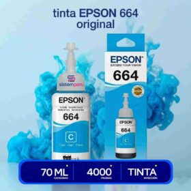 Tinta Epson 664 Cyan T664220 Original – Botella EcoTank 70ml