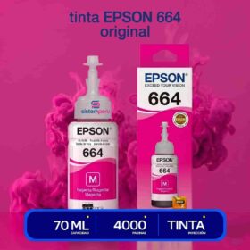 Tinta Epson T664 Magenta Original 70 ml