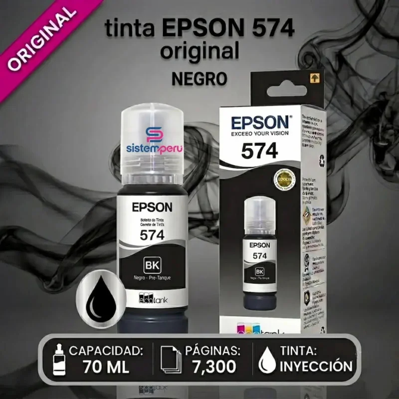 tinta EPSON Negra T574
