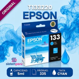 tinta epson T133220 Cyan