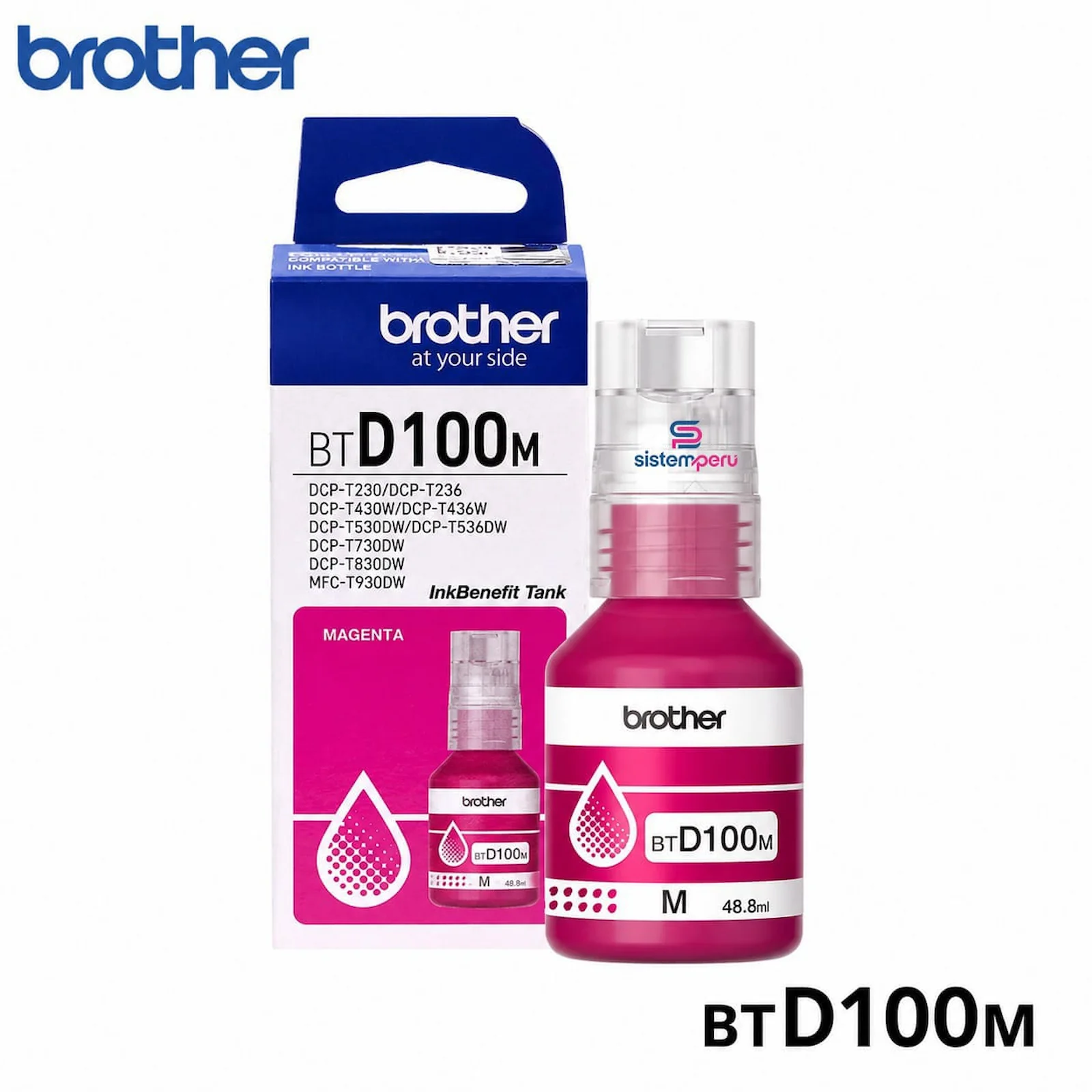 Brother BTD100M Magenta Brother BTD100M Magenta
