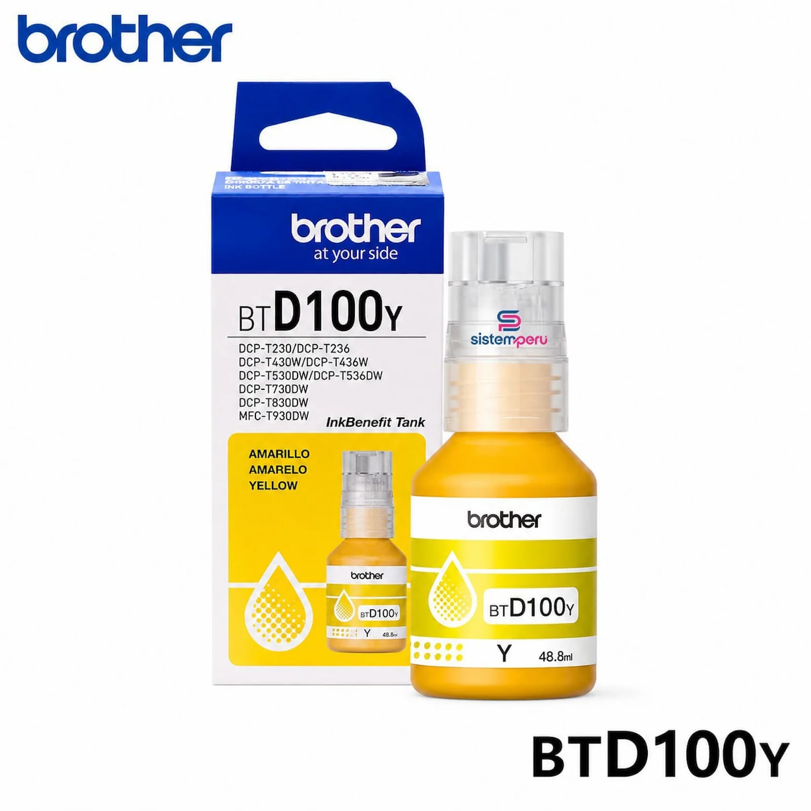 Brother BTD100Y Yellow Brother BTD100Y Yellow