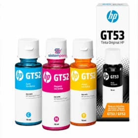Tinta HP GT53 GT52 Pack 4 Colores
