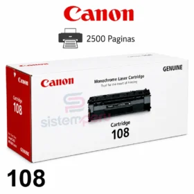 Toner Canon 108 Negro Original