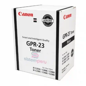 Tóner Canon GPR-23 Negro