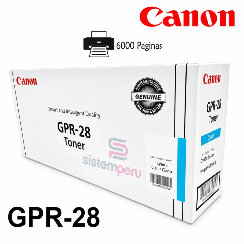 Toner Canon GPR-28 Cyan Original