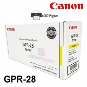 Toner Canon GPR-28 Yellow Original
