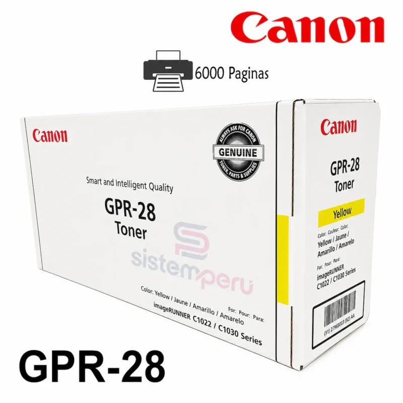 Toner Canon GPR-28 Yellow Original