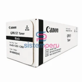 Toner Canon GPR-51 Negro Original