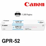 Toner Canon GPR-52 Cyan Original