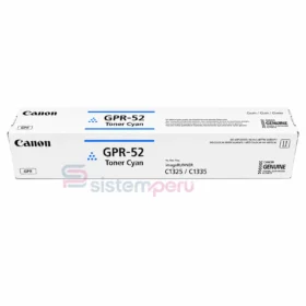 Toner Canon GPR-52 Cyan Original