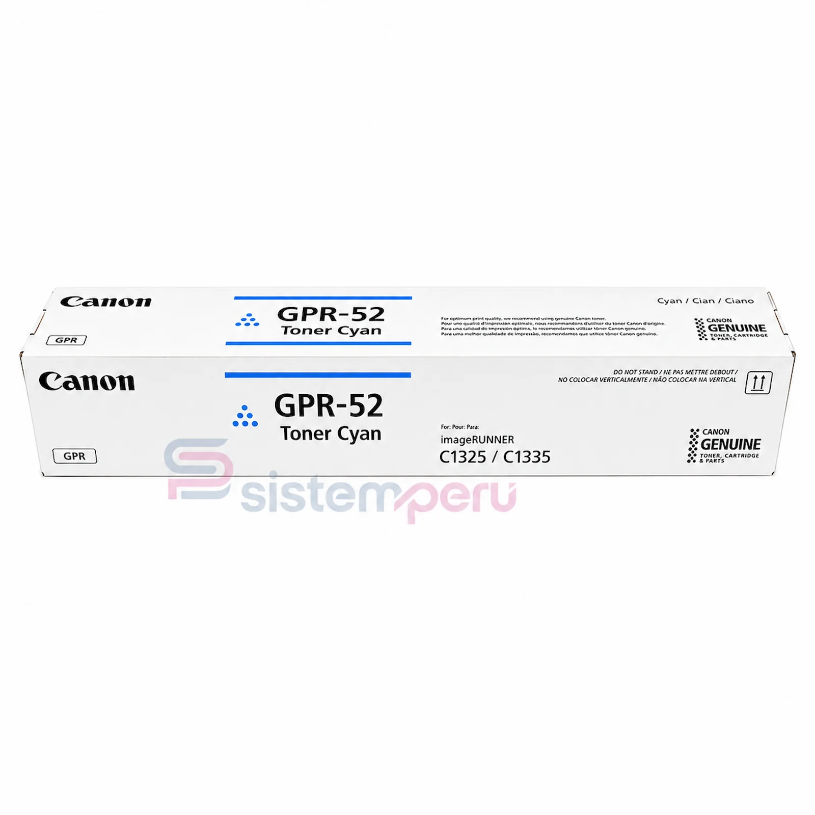 Toner Canon GPR-52 Cyan Original Toner Canon GPR-52 Cyan Original