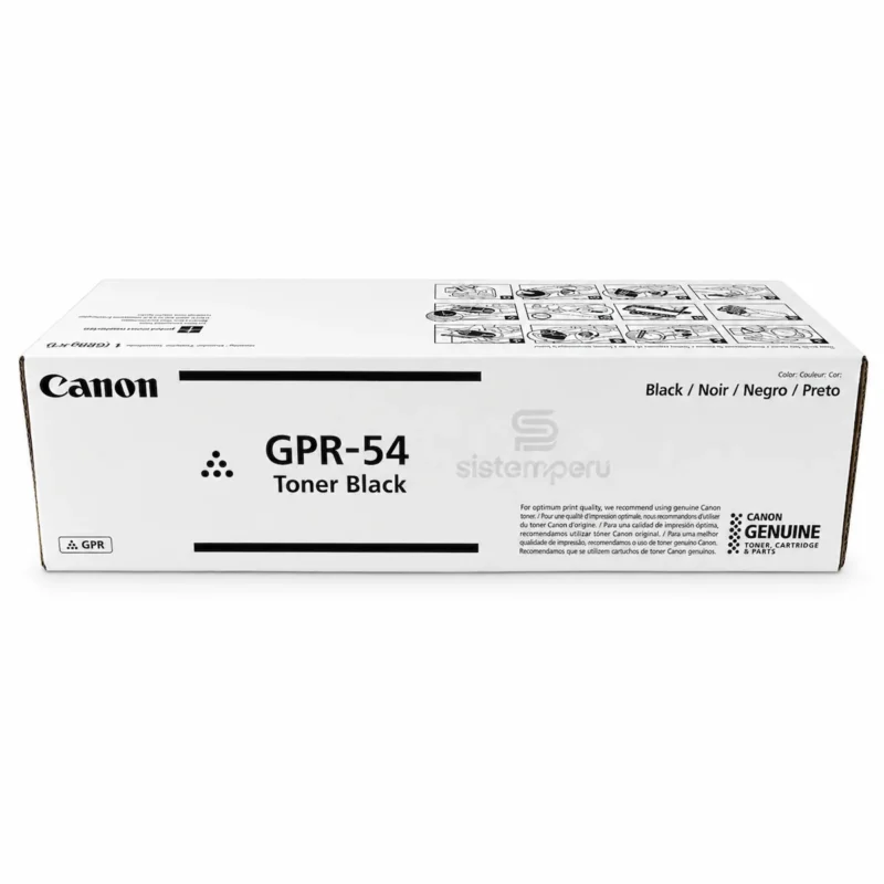 Toner Canon GPR-54 Negro
