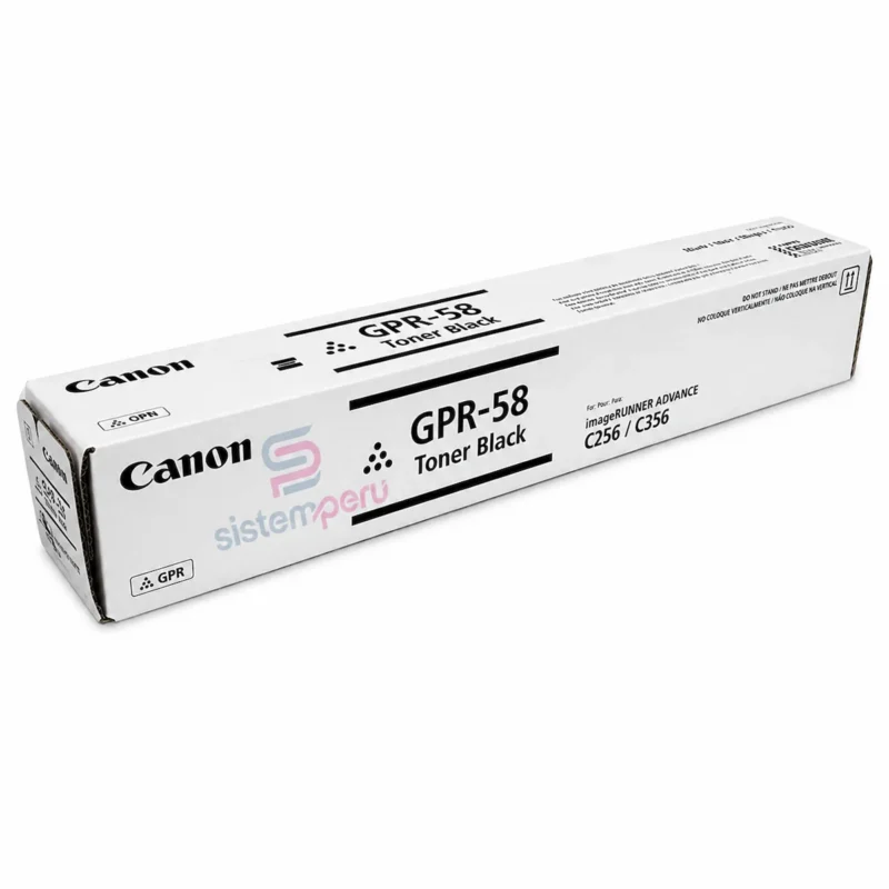 Toner Canon GPR-58 Negro