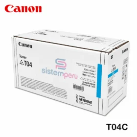 Tóner Canon T04 Cyan Original