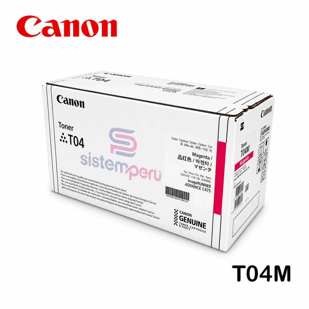 Toner Canon T04 Magenta Toner Canon T04 Magenta