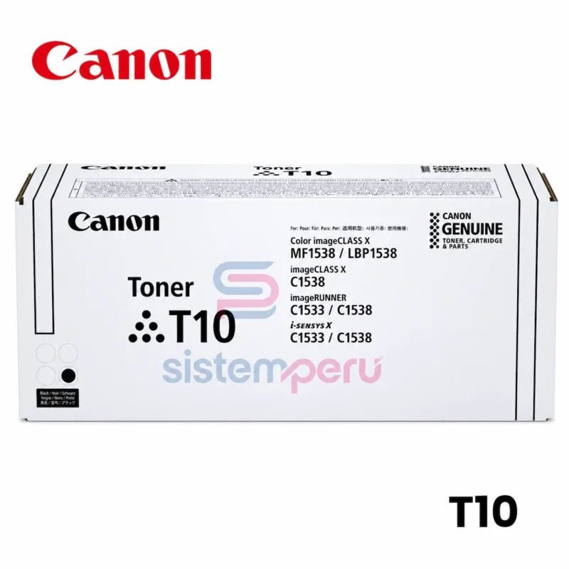 Toner Canon T10 Negro