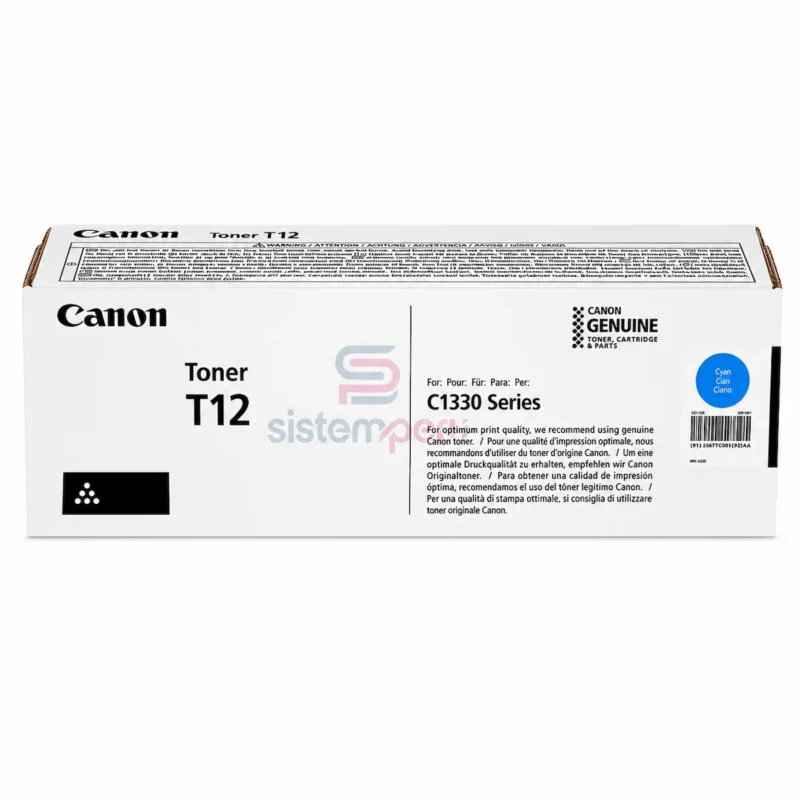 Toner Canon T12 Cyan 5097C006