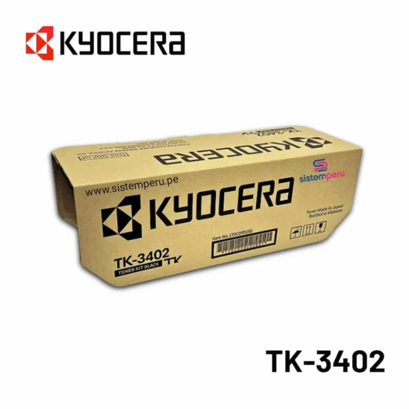 Toner Kyocera TK-3402 Negro Original