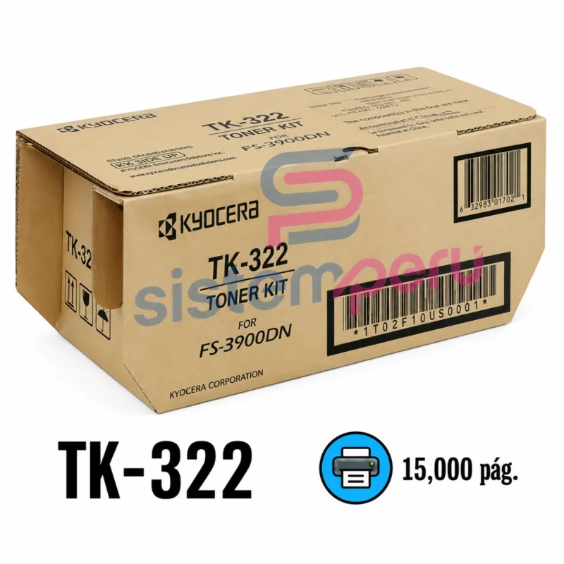 Toner Kyocera TK-322 Negro