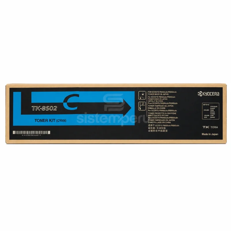 Toner Kyocera TK-8602C Cian
