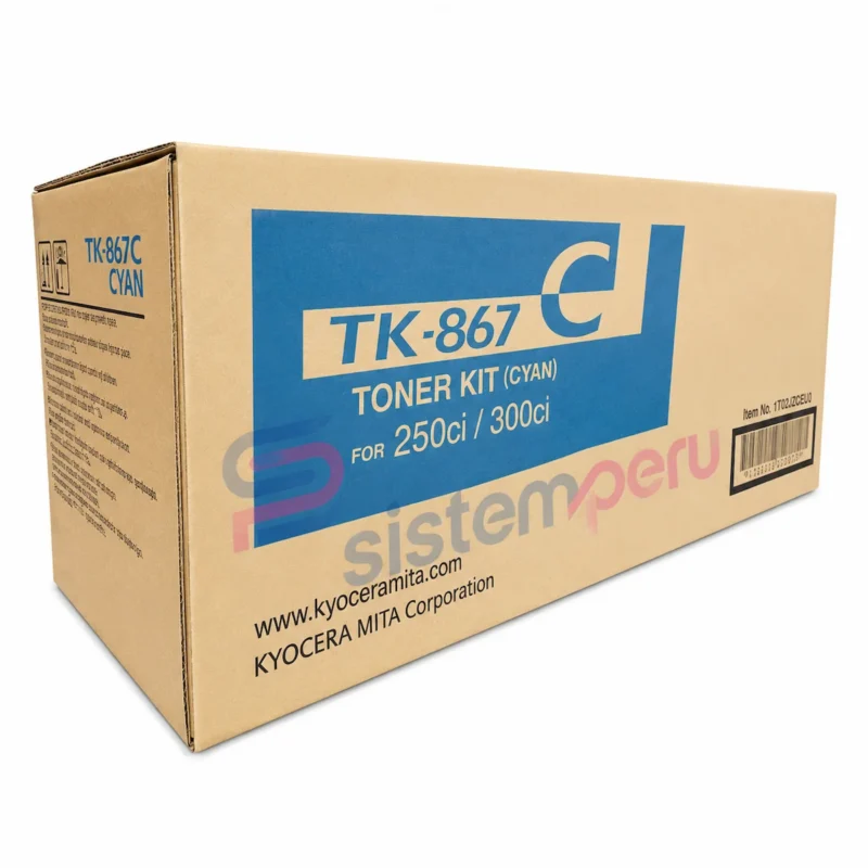 Toner Kyocera TK-867C Cian