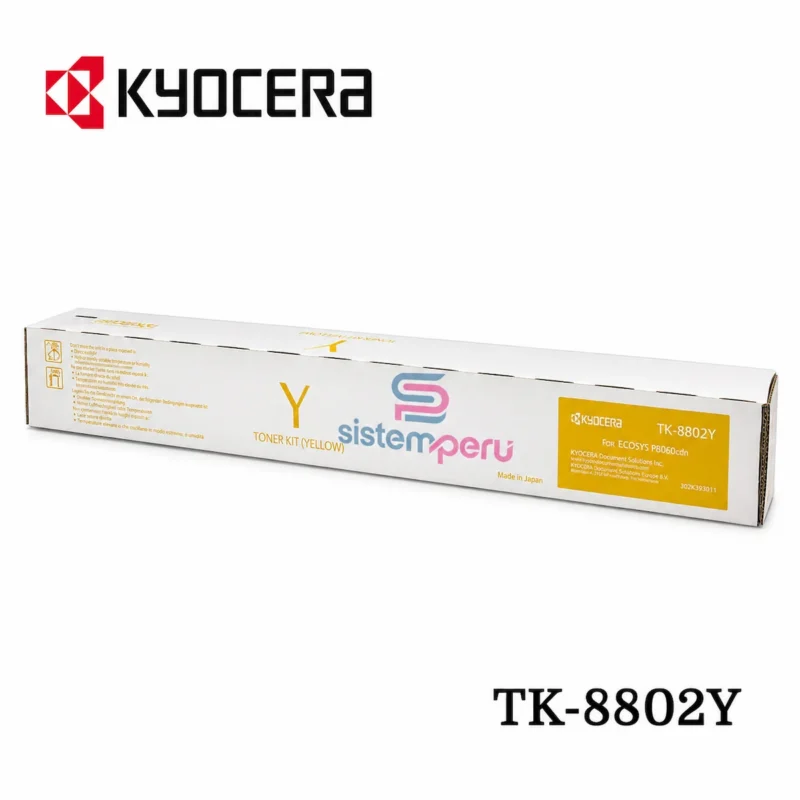 Toner Kyocera TK-8802Y Yellow Original